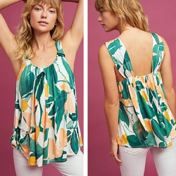 Anthropologie Tops - Anthropologie Vanessa Virginia Knotted Tank M